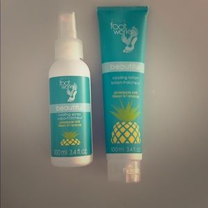 Avon Footworks cooling lotion and spray